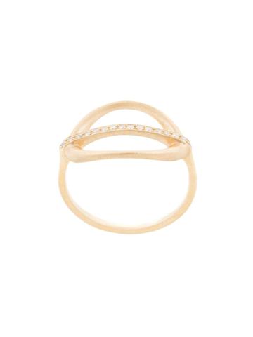 Jennie Kwon Cut-out Embellished Ring - Gold