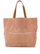 A.p.c. Marron Glace Tote Bag - Brown