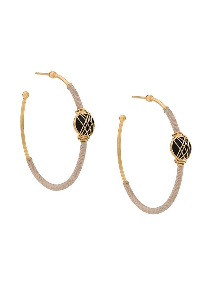 Gas Bijoux Serti Earrings - Gold