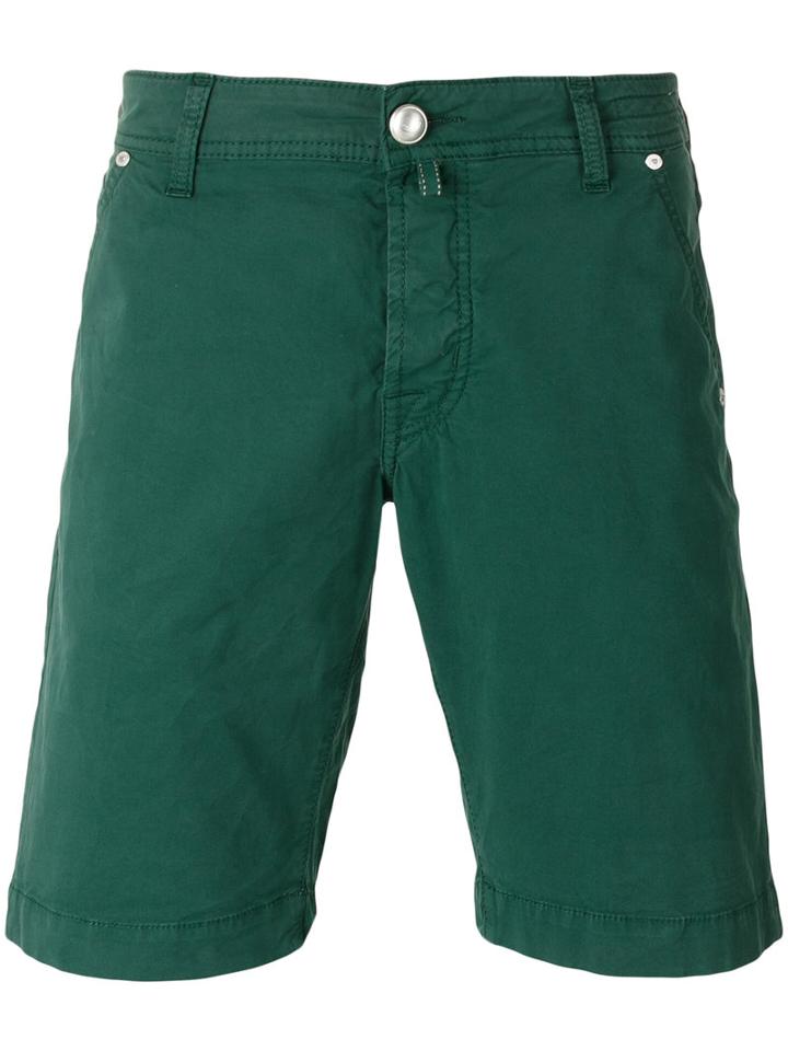 Jacob Cohen Bermuda Shorts, Men's, Size: 38, Green, Cotton/spandex/elastane