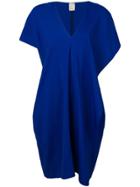 Maison Rabih Kayrouz Short-sleeve Shift Dress - Blue