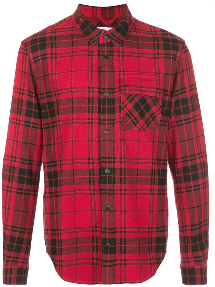 Aztech Mountain Loge Peak Ski Shirt - Red