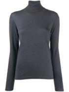 Brunello Cucinelli Roll-neck Fitted Sweater - Blue