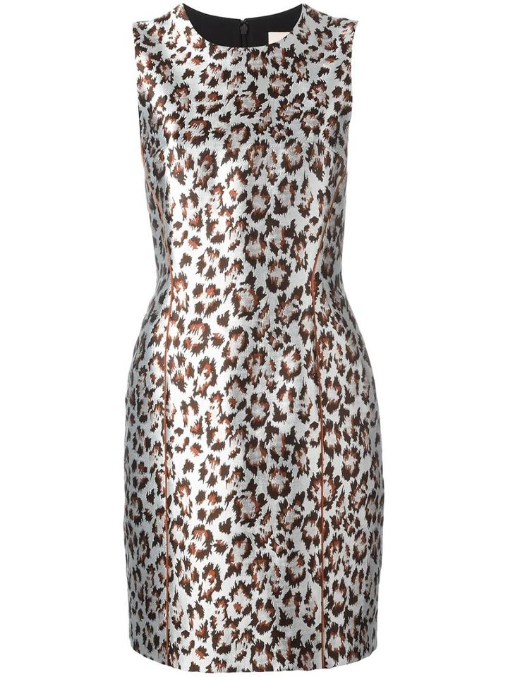 Christopher Kane Sleeveless Mini Dress, Women's, Size: 42, Grey, Silk/viscose
