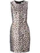Christopher Kane Sleeveless Mini Dress, Women's, Size: 42, Grey, Silk/viscose