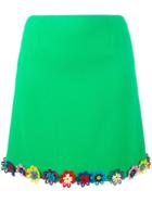 Mary Katrantzou Clovis Guipure-lace Skirt - Green