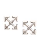 Off-white Oversized Arrows Earrings - Silver
