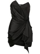 Alexandre Vauthier Strapless Mini Dress - Black