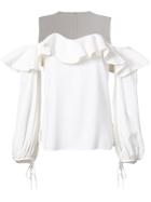 Alexander Wang Tie Front Top - White