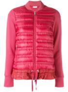 Moncler Puffer-front Jacket, Women's, Size: Medium, Red, Cotton/polyamide