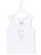 Lapin House - Ice-cream Print Tank Top - Kids - Cotton/linen/flax/polyamide/spandex/elastane - 6 Yrs, White