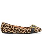 Coach Leopard Ballerina Shoes - Nude & Neutrals
