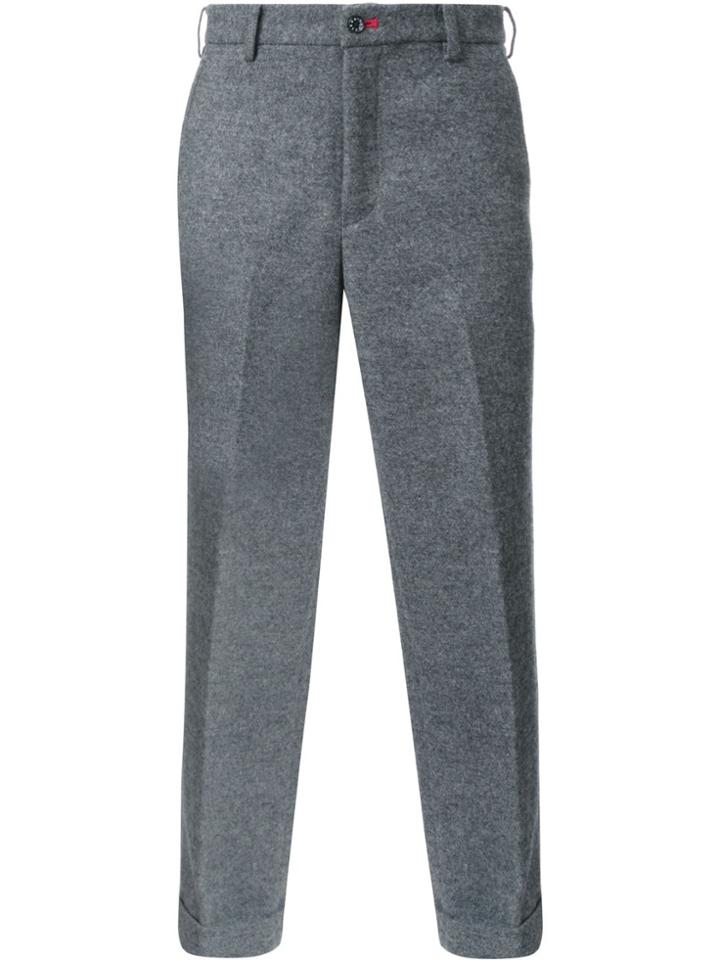 Loveless Tailored Cropped Trousers - Grey