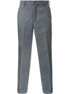 Loveless Tailored Cropped Trousers - Grey