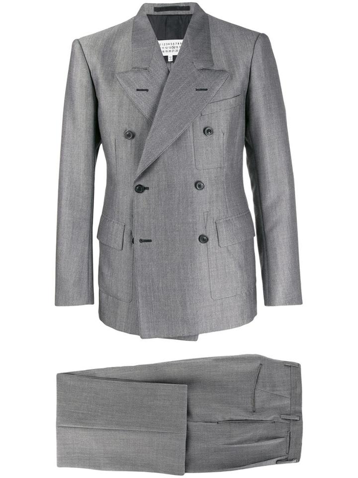 Maison Margiela Double-breasted Suit - Grey
