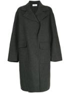Astraet Single Breasted Coat - Grey