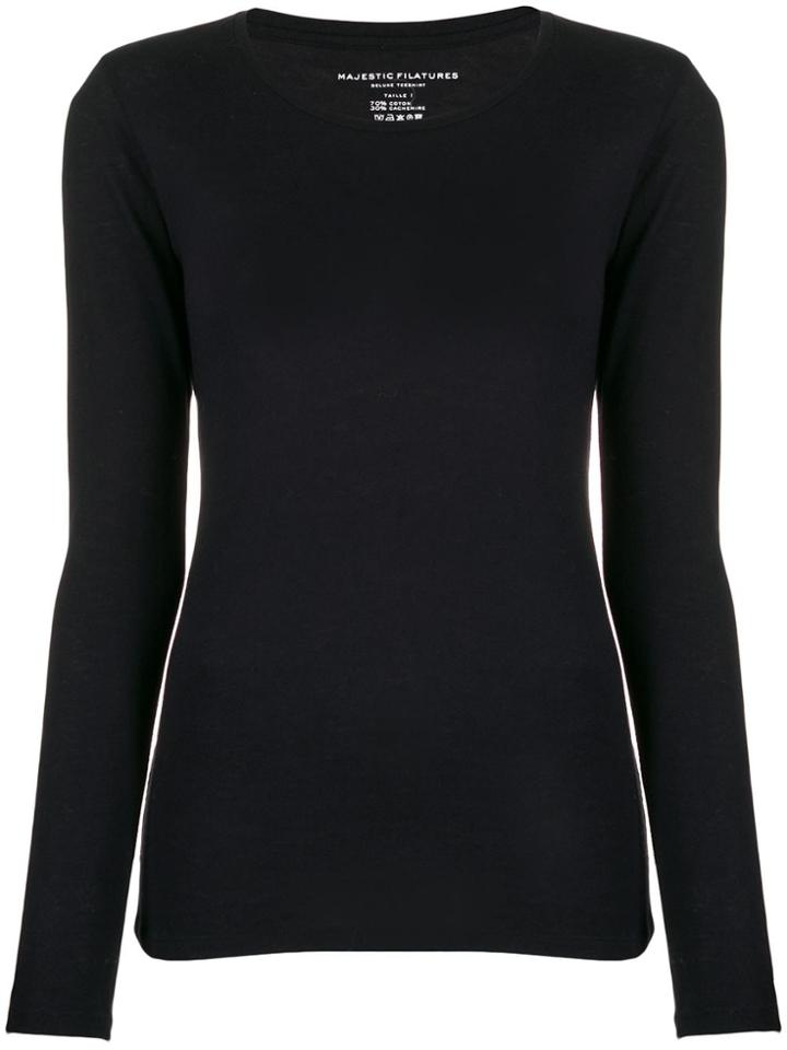 Majestic Filatures Slim Fit Sweater - Blue