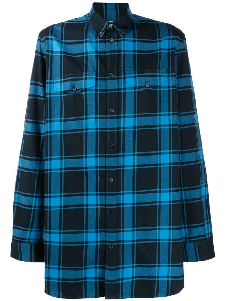 Givenchy Checked Shirt - Blue