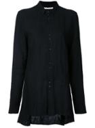 Aleksandr Manamïs - Long Blouse - Women - Linen/flax - 1, Black, Linen/flax