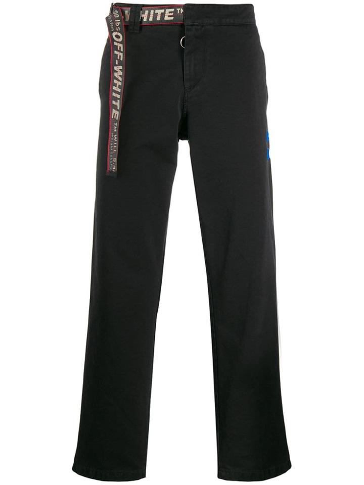 Off-white Industrial Belt Chinos - Black