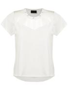 Andrea Bogosian Strass Embellished Purity T-shirt - White
