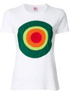 Circled Be Different Circle Appliqué T-shirt - White