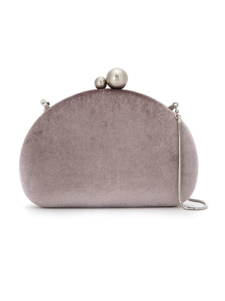 Isla Velvet Clutch - Pink & Purple