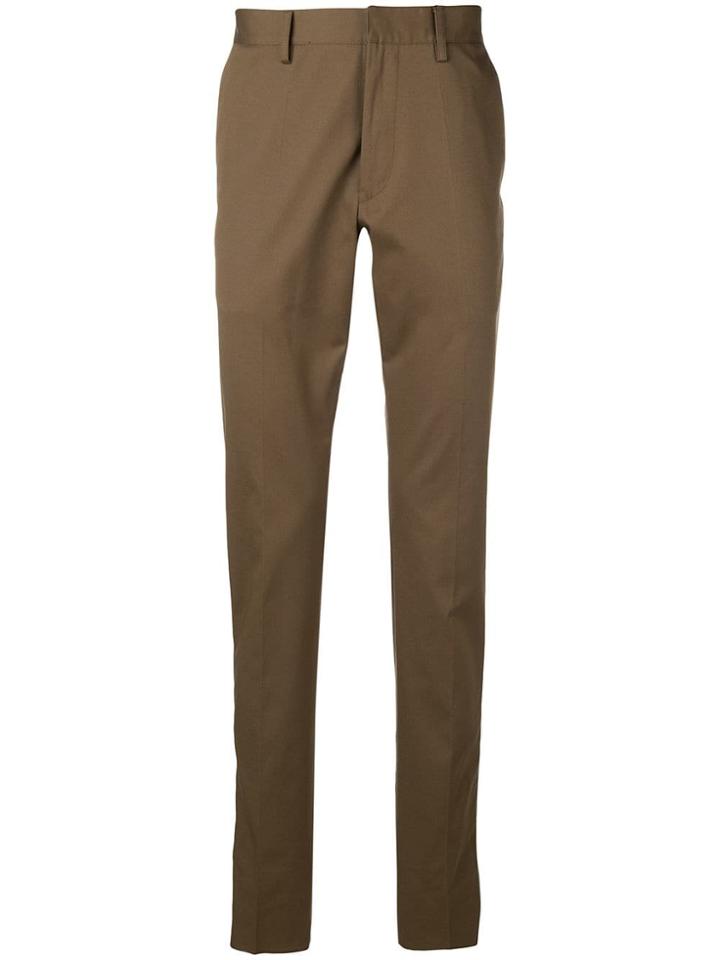 Etro Side Stripe Tailored Trousers - Green