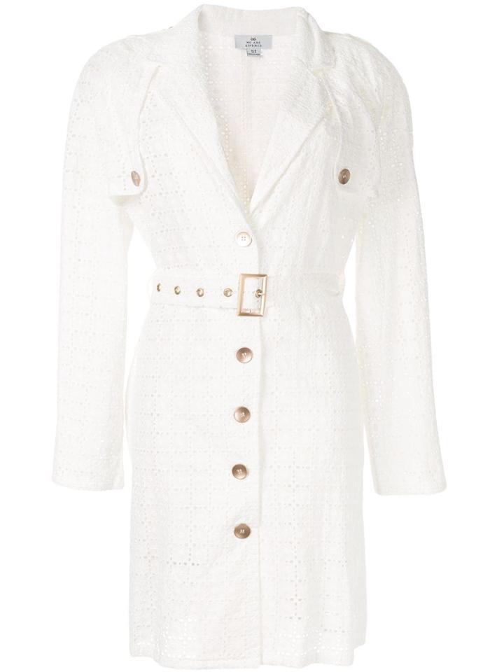 We Are Kindred Lulu Embroidered Trench Coat - White