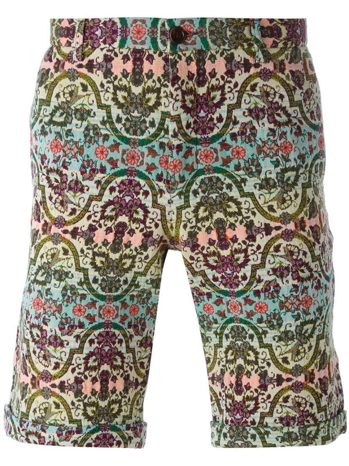 Al Duca D'aosta 1902 Floral Jacquard Bermuda Shorts