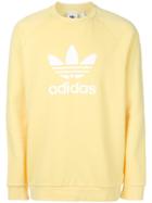 Adidas Adidas Originals Trefoil Warm Up Crew Sweatshirt - Yellow &
