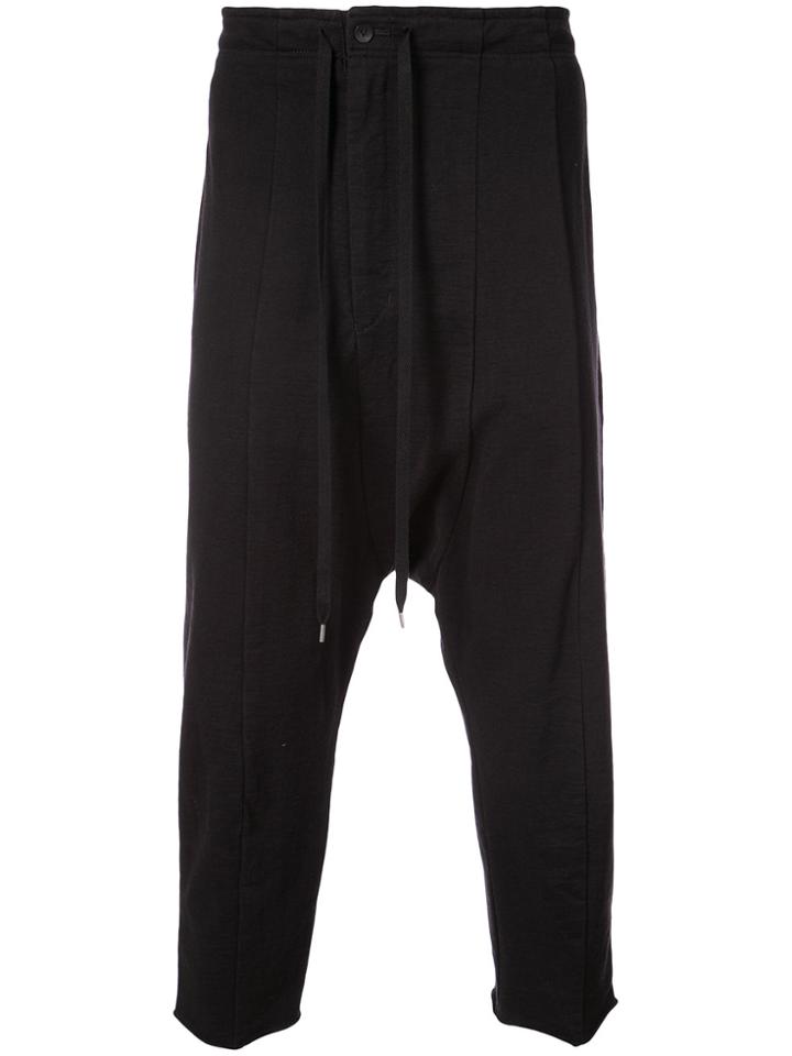 The Viridi-anne Drop-crotch Trousers - Black