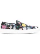 Anya Hindmarch 'all Over Wink Sticker' Sneakers