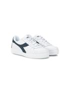 Diadora Junior Teen Perforated Detail Sneakers - White