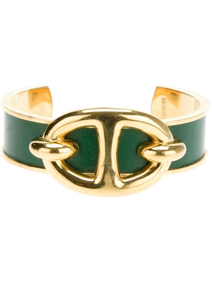 Hermes Vintage Bi-colour Cuff Bracelet
