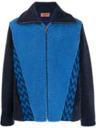 Missoni Chevron Band Jacket - Blue