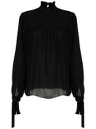 Olympiah Sierra Silk Shirt - Black
