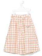 Bobo Choses Checked Skirt, Toddler, Size: 5 Yrs, Nude/neutrals