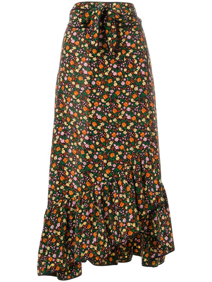 Ganni Joyce Floral Print Skirt - Multicolour