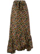 Ganni Joyce Floral Print Skirt - Multicolour