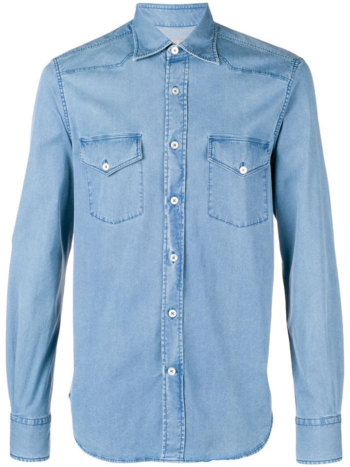 Canali Denim Shirt - Blue