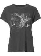 The Great Abstract Print T-shirt, Women's, Size: 1, Black, Cotton