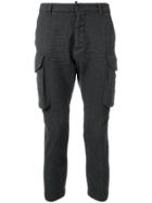 Dsquared2 Cropped Cargo Trousers - Grey
