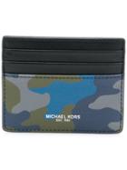 Michael Michael Kors Camouflage Credit Cardholder - Black