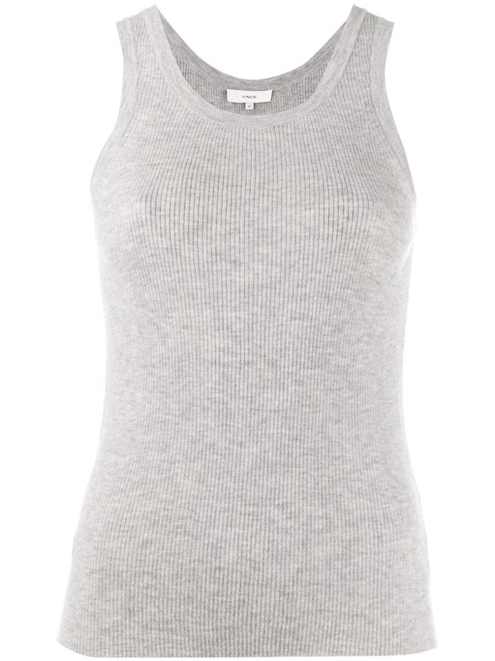Vince Ribbed Vest - Grey