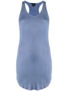 Avant Toi Mid-length Tank Top - Blue