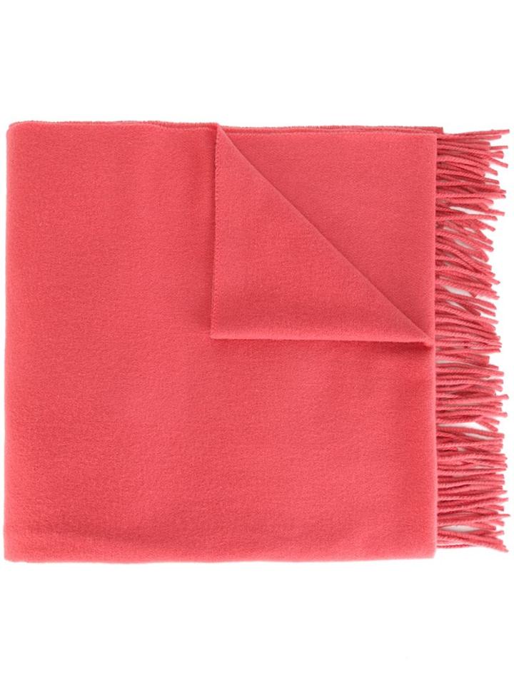 A.p.c. 'polska' Scarf, Women's, Pink/purple, Lambs Wool