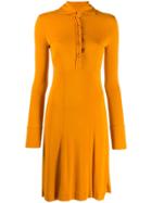 Romeo Gigli Pre-owned 1990's Fitted A-line Dress - Yellow