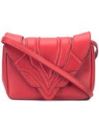 Elena Ghisellini - Envelope Shoulder Bag - Women - Leather - One Size, Women's, Red, Leather