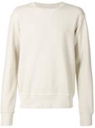 321 Crew Neck Sweater, Men's, Size: L, White, Cotton
